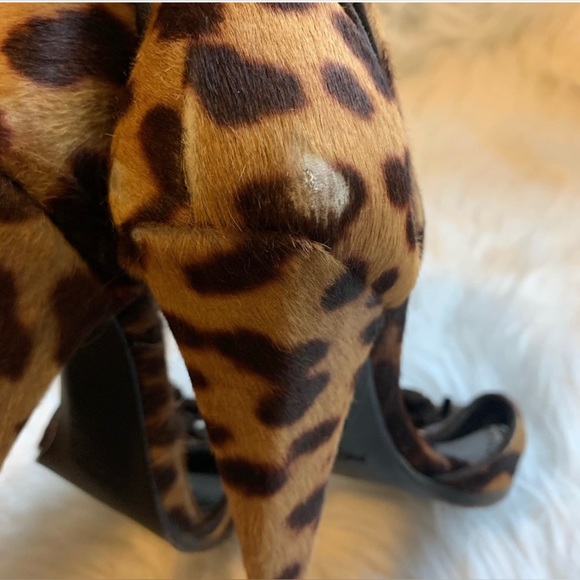 YSL Calf Hair Leopard heels - Picture 10 of 10